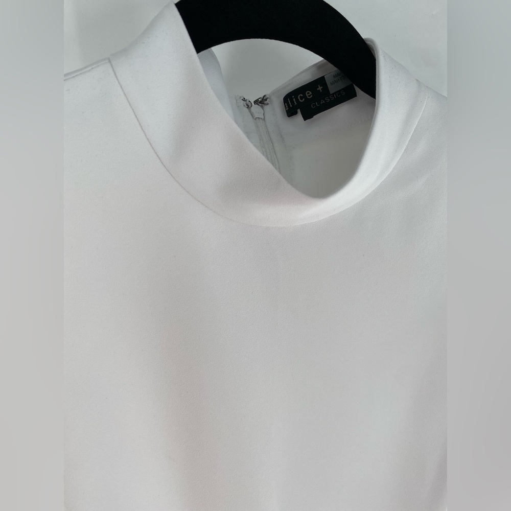 Alice + Olivia White Sleeveless Mini Dress - Picture 6 of 15